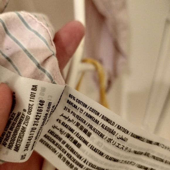 Women's Y2K Academiacore Pink Striped Button Up Shirt - Picture 4 of 9